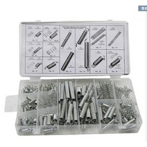 판스프링 인장 금형 토션 스프링 200PCS 스프링/세트 200 투명 pp 플라스틱 상자 사양, 한개옵션0