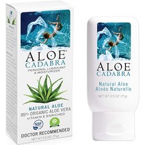 Aloe Cadabra Natural Organic Aloe Vera Personal Lubricant and Vaginal Moisturizer Natural