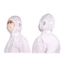 케이엠 방진 모자 제전모 무진모 크린룸 후드 H2, 스카이블루L
