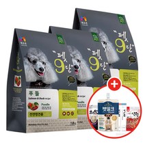 목우촌 펫9단 푸들 1.8kgX3개+사은품, 푸들 1.8kgX3, 05_배변봉투 세트