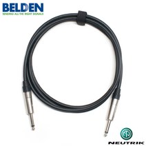 BELDEN 50974 & Neutrik 커스텀 기타 케이블 5미터 (BN-74TS05)