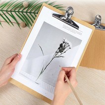 A4 받침대 판때기 클립보드판 결혼식 방명록 서류판, 가로형