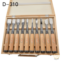 환도 우드 조각칼 공방 목공 세트 끌 공구, 10수 D310