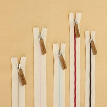 소잉데일리 소품 지퍼 모음_ 20cm~100cm 가죽 컬러믹스 등 60여종, 핑크, 4. 꾸뛰르 소잉지퍼_50cm