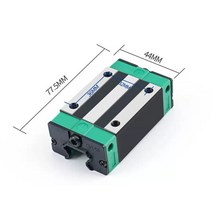어닝레일 실버 선형 가이드 슬라이더 하이 그룹 HGH HGW20CACC 상단 범용 베어링 CNC, HGH20CA