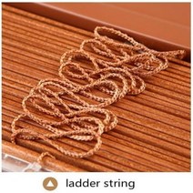 우드 셔터 버티칼 블라인드 원목 브라인드 참피나무 베네치아 50MM 가정 장식용 목재, ladder string+16 square meter