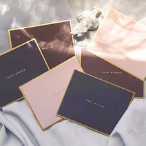 땡큐카드 축하 카드 생일 감사 어린이집 말씀 메시지, 검정색