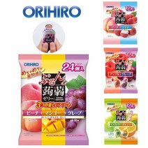 오리히로 일본곤약젤리파우치 타입 5~7봉 60개입 곤약젤리 아소트, 1300g, 60개
