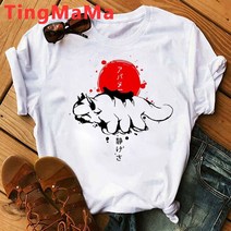 아바타 물의길 피규어 용품 아바타 The Last Airbender T 셔츠 여성 Appa Tshirt Funny atar Graphic Te, 01 87178_03 S