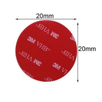 3M VHB 강한 양면 접착 아크릴 거품 접착제 사무실 차 가정 풀 무취 둥근 테이프 300 Pcs, Thickness 1.15mm, diameter in 20mm