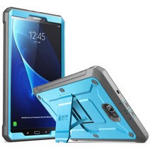 [Supcase] 갤럭시탭A 10.1 호환 케이스 태블릿 스탠드 보호커버 SM-T580 SM-T585, 블루