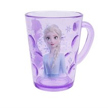 겨울왕국 물컵 양치컵 손잡이 핸들 투명 플라스틱 음료 어린이 유치원 유아 아동 학생 캐릭터 7471
