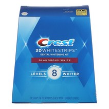 Crest 3D Whitestrips 덴탈 키트 글래머러스 화이트 스트립 28개