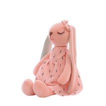 넬라의 옷장 부드러운 토끼 인형, 핑크, 35cm