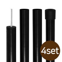 BUCK703 타프폴대 28파이 2100 사이드폴대 4P 세트 타프 텐트 단조팩 텐트폴대 캠핑용품 차박 테이블 의자, 타프폴대 28파이 2100mm 4p