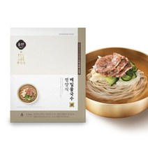 신세계푸드 올반X봉밀가 평양식 메밀물국수 2 400g 4인분( 1 200g*2개)