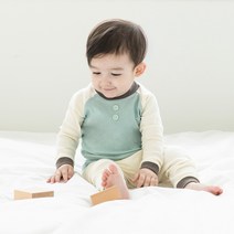 한스펌킨 사계절 쫀쫀 치즈실내복 아기 실내복 유아내복세트