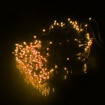 탄탄 무뚜기 600구 크리스마스 트리전구, | A004 | 흑색전선-황색