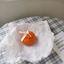 양키캔들새로운 rubik 39s 큐브 양초 못생긴 오렌지 레몬 치즈 간장 왁스 아로마, 크라운오렌지