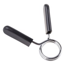 EZ바 25mm 칼라 바벨 잠금 덤벨 클립 클램프 역도 바 2 개, 2개