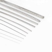 피아노선 이음선 철사 스텐와이어 강선 고춧대 교정, 오버몰드 0.8mm 30m, 1개