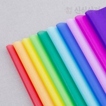 색화지(습자지) 9절 500매(240x320mm) 선물 포장지 완충재 꽃종이 꽃볼 공예, 9.하늘색