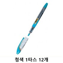 빅 테크노라이트 형광펜 1200w 청색 1타스 12개, 휴먼헬스쿠팡 본상품선택