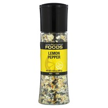 식품 - 레몬 후추 소금 분쇄기 7.23 oz(205 g)