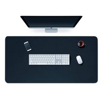 큰 넓은 와이드 가죽 고우 책상 데스크 테이블 커버 매트 패드, 밀릭 데스크 패드 아이보리 대, 밀릭 데스크 패드 아이보리 대, 1개