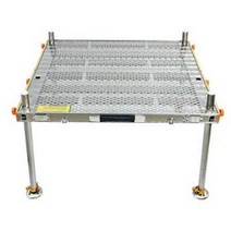 민물낚시 좌대 초경량 접이식 자립발판 받침대, 1200x800mm (다리길이 1.5m)