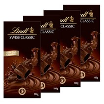 린트 초콜릿 스위스 클래식 다크 100g X 4개