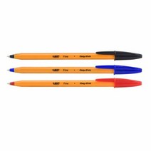 빅 오렌지화인 볼펜 0.7mm 1타 12자루, 단품
