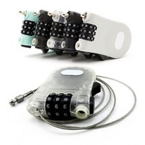 오토릴 와이어락 자물쇠 길이조절 가능 자전거와이어자물쇠, 상세페이지 참조, 상품선택_민트