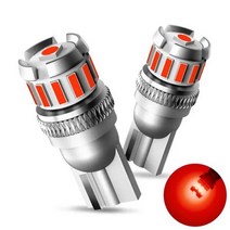 쿠퍼 스바루 볼보 아우디 좌석 레온 혼다 기아 현대 자동차 램프에 대한 2x T10 W5W LED Canbus 자동차 통관 주차 조명 전구, 빨간