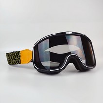 고글헬멧 자전거고글헬멧 킥보드헬멧 레트로 모토크로스 스키 안경 ATV 쵸퍼 오토바이 고글 김서림 방지 자, 02 spots-Gray lens