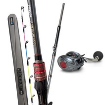 시마운트 마스터 165MH +릴 세트/문어 낚시대 올카본 문어대 선상 로드, 마스터 165MH 세트+케이스(포스100L/좌핸들)