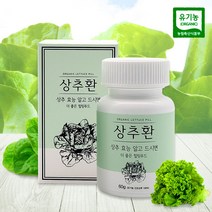 상추환 상추의효능 은근초효능 건강환 잠잘오는방법, 상추환 60g (2통)