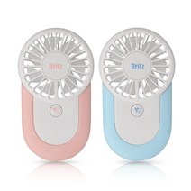 브리츠 USB 전원 충전식 핸디 선풍기, BZ-FN2, Pink