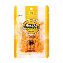바우와우 치즈 당근 볼 100g, 단일 수량