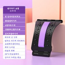 킹윈 요추 스트레칭 완충기 휴식 등 지지 요가 운동기구, 침치료+자석치료 지존형-보라