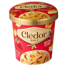 끌레도르 레드카펫치즈케익 파인트 아이스크림 (냉동), 1개, 474ml