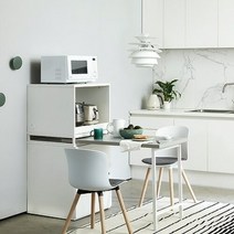 한샘(가구) 21. 한샘 키친온 렌지대 테이블형_낮은장 (2종/택1), 색상:그레이(B)