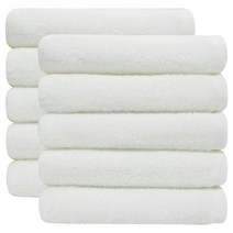허브 120g 10장 업소용 가정용 수건 미용실 미용 펜션 목욕탕 모텔 데일리호텔타올 얇은 수건 타올, 우유백색, 50장
