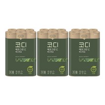 코디 친환경 에코그린 화장지 롤 휴지 3겹 30롤 3팩