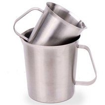 스텐304 계량컵 비커(500ml 1000ml) 조리도구 제빵비커, 스텐304 계량컵 500ml