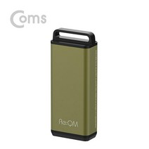 Coms 리큐엠 손난로 5200mAh 보조배터리 QHW520 카키색 비상배터리 COMS 다용도보조배터리 휴대폰보조배터리 컴스 손난로보조배터리 보조배터리 충전보조배터리 손난로 스마트폰보조배터리