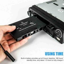 휴대용 카세트 플레이어 car car bluetooth tape converter 구식 car mp3 bluetooth 핸즈프리 전화 녹음기, 없음