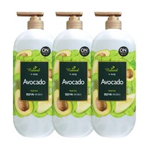 온더바디 더내추럴 바디워시 아보카도, 900g, 3개