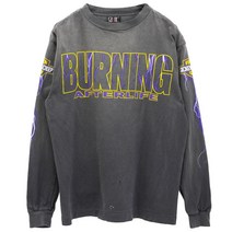 세인트 미카엘 버닝 롱슬리브 티셔츠 SAINT MICHAEL LS TEE