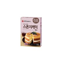 큐원 홈메이드 스폰지 스펀지 케익 믹스 500g 케이크 만들기 분말 가루 파우더, 4개